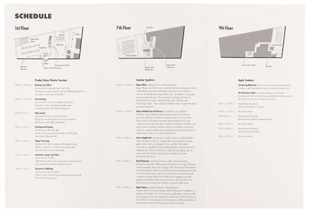 Lot #6104 Apple Creative Forums (2) NYC Event Binders (1990) - From the Collection of Ron Fernandez - Image 12