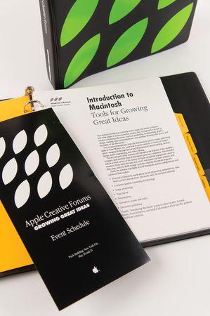 Lot #6104 Apple Creative Forums (2) NYC Event Binders (1990) - From the Collection of Ron Fernandez - Image 2