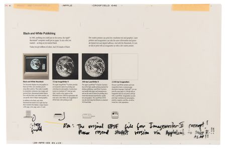 Lot #6096 Apple Creative Services 'What can you get out of Macintosh?' Brochure Color Proofs (1989) - From the Collection of Ron Fernandez - Image 3