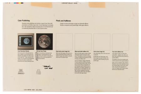 Lot #6096 Apple Creative Services 'What can you get out of Macintosh?' Brochure Color Proofs (1989) - From the Collection of Ron Fernandez - Image 4