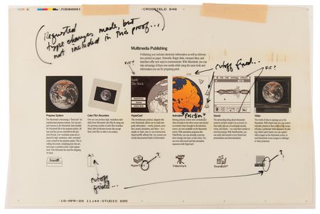 Lot #6096 Apple Creative Services 'What can you get out of Macintosh?' Brochure Color Proofs (1989) - From the Collection of Ron Fernandez - Image 5