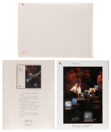 Lot #6095 Apple Computer (7) Annual Reports for 1986, 1987, and 1988, with HyperCard Supplement - From the Collection of Ron Fernandez - Image 3