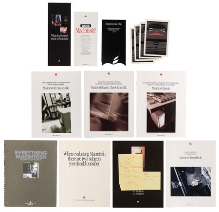 Lot #6094 Apple Creative Services Archive of (60+) Marketing and Promotional Materials and Publications - From the Collection of Ron Fernandez - Image 3