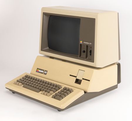 Lot #6023 Apple III Computer with Apple III Monitor, ProFile Hard Drive, Apple III Disk, and Various Software - Image 2