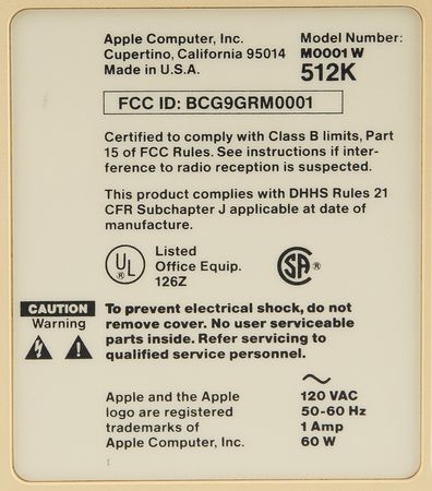 Lot #6037 Apple Macintosh 512K Computer - Image 4