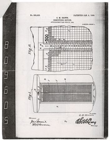 Lot #6173 Brown's Computing Table (c. 1906) - Image 7