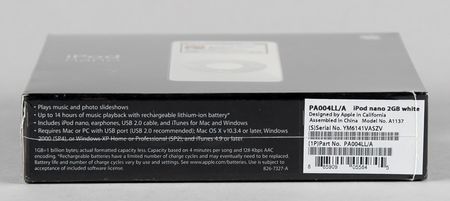 Lot #6080 Apple iPod Nano (1st Generation, Sealed - 2GB, White) - Image 4