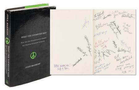 Lot #6138 Douglas Engelbart and Ted Nelson Signed Book - What the Dormouse Said (Signed by 20+ Industry Figures and Computer Scientists) - Image 1