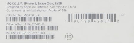 Lot #6074 Apple iPhone 6 (8th Generation, Sealed - 32GB) Space Gray Version - CAS 80 - Image 5