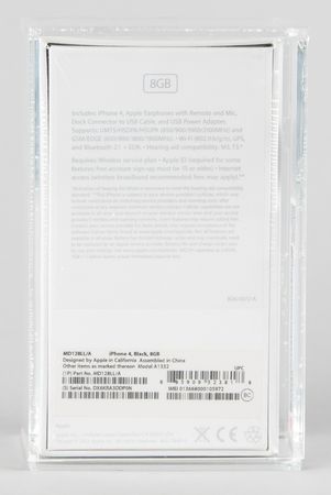 Lot #6071 Apple iPhone 4 (4th Generation, Sealed - 8GB) Black Version - CAS 85+ - Image 4