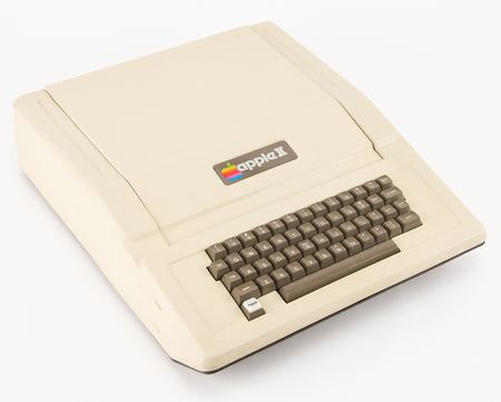 Lot #6018 Apple II Computer with Early Rev. 0 Board in Rare Ventless Case (Serial No. A2S1-0195), with Sanyo VM4209 Monitor - Image 2