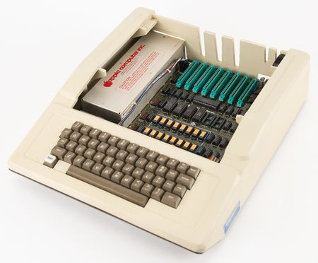 Lot #6018 Apple II Computer with Early Rev. 0 Board in Rare Ventless Case (Serial No. A2S1-0195), with Sanyo VM4209 Monitor - Image 3