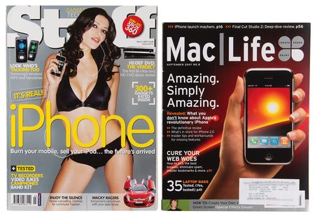 Lot #6085 Apple iPhone Launch Collection - Accessories, T-Shirt, and Magazines - Image 4