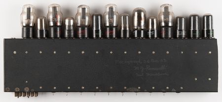 Lot #6157 ENIAC Original Section of the ?Decade Counter? - Certified by Members of the United States Army's Ballistic Research Laboratory - Image 1