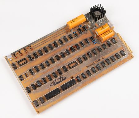 Lot #6060 Apple-1 Prototype Board Replica Signed by Daniel Kottke and Ron Wayne - Image 1