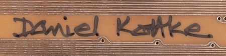 Lot #6060 Apple-1 Prototype Board Replica Signed by Daniel Kottke and Ron Wayne - Image 2