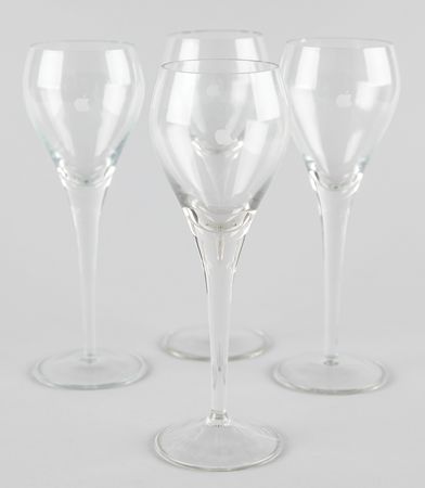 Lot #6117 Apple 'One Billion Sales' Wine Glasses (1982) - Image 2