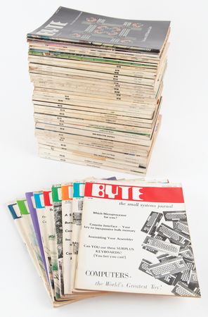 Lot #6154 Byte Magazine Collection (40+), with Early Foundational Issues (1975-1986) - Image 1