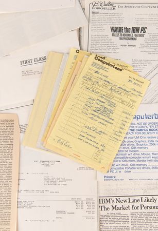 Lot #6167 IBM Personal Computer Early Production Model (Rev. A, Serial No. #0111111), with IBM Monitor, Keyboard, Software, and Original Boxes - Image 21