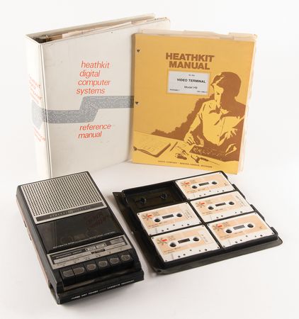 Lot #6172 Heathkit H8 Computer, H9 Video Terminal, and H14 Printer with Cassette Recorder, Tapes, and Manuals - Image 12
