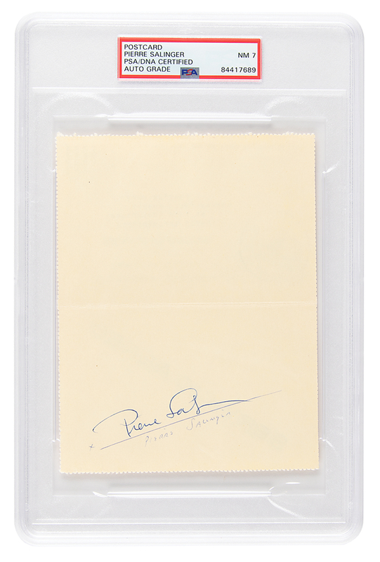 Lot 310 Pierre Salinger Signature