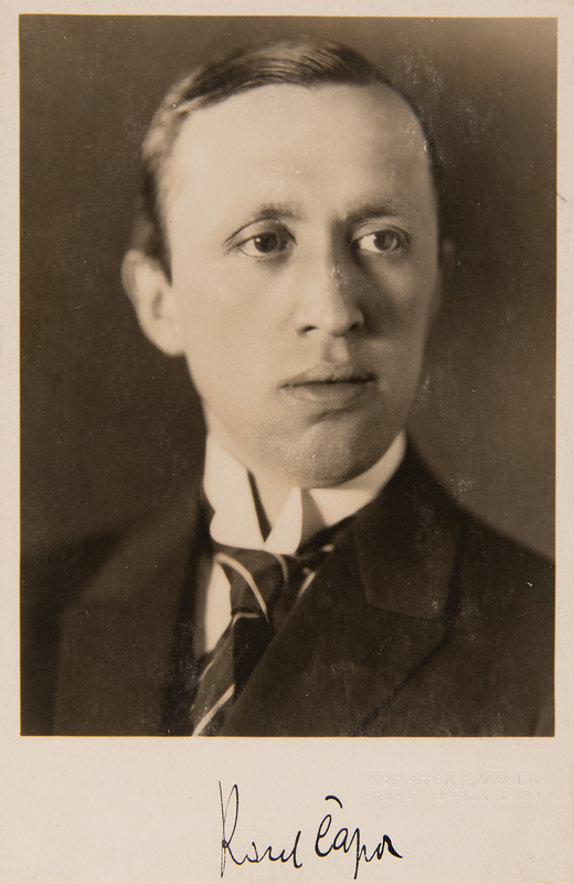 Lot 629 Karel Capek Signed Photograph - The Inventor of the Word 'Robot'