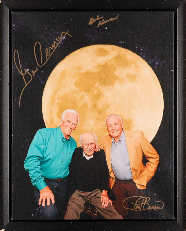 Lot 522 Gene Cernan and Bob Hoover Signed Photographic Print (16.25˝ x 20.75˝) - From the Personal Collection of Gene Cernan