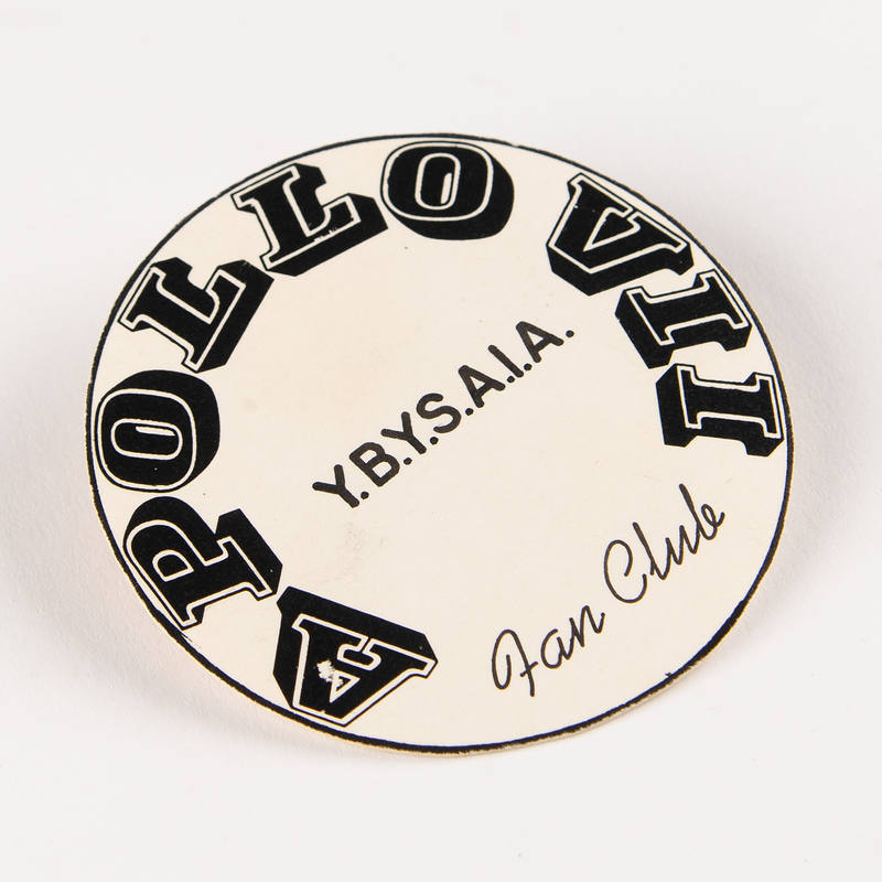 Lot 514 Apollo 7 Fan Club 'Gag' Badge - From the Collection of Astronaut Nurse Dee O'Hara