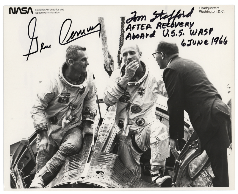 Lot 524 Gemini 9 Signed Photograph