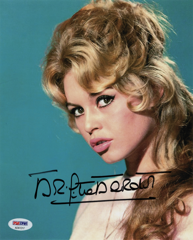 Lot 876 Brigitte Bardot Signed Photograph