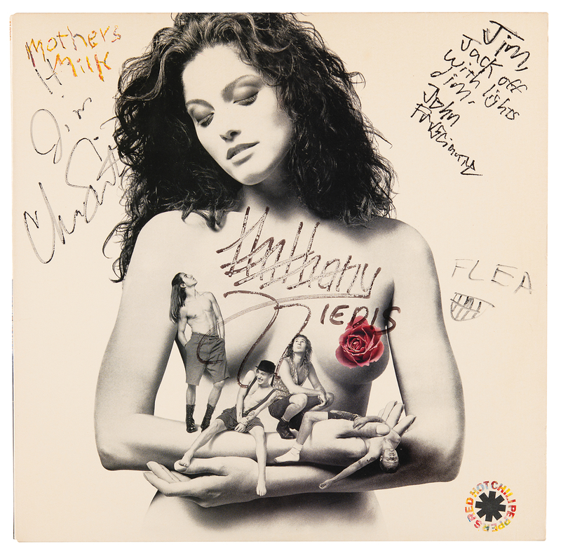 Red Hot Chili Peppers Signed Album - Mother's Milk | RR Auction