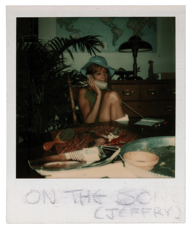 Lot 758 Pattie Boyd Original Polaroid Photograph with Handwritten Annotations (Credited as Belonging to Eric Clapton) - From the Collection of Pattie Boyd