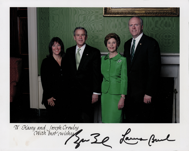 Lot 43 George W. and Laura Bush Signed Photograph as President and First Lady