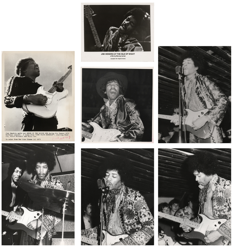 Lot 776 Jimi Hendrix (7) Original Photographs