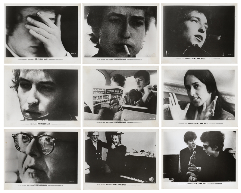 Lot 766 Bob Dylan (9) Original Vintage Promo Photographs for Dont Look Back