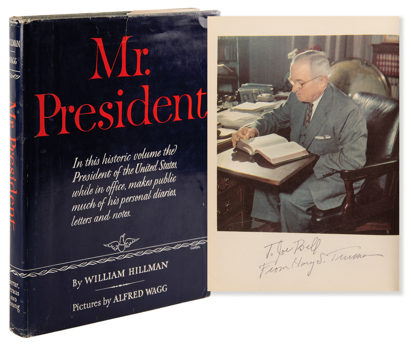 Lot 129 Harry S. Truman Signed Book - Mr. President