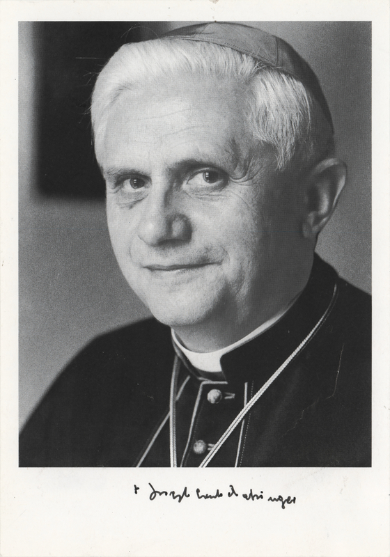 Lot 305 Pope Benedict XVI Signed Photograph