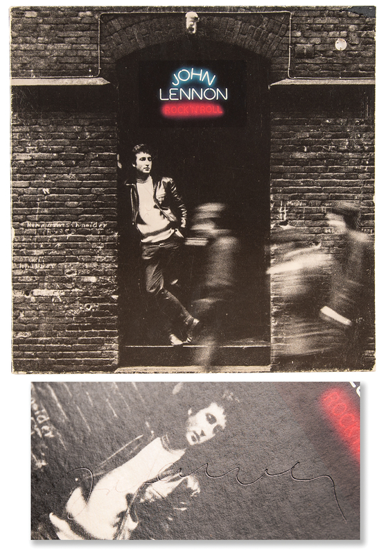 Lot 666 Beatles: John Lennon Signed Album - Rock 'n' Roll