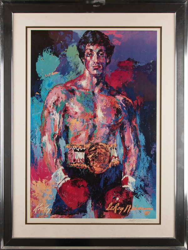 Lot 552 LeRoy Neiman Signed 'Rocky' Print (21˝ x 31˝)