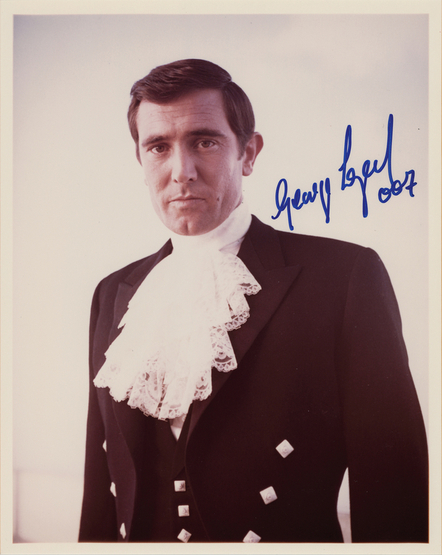 Lot 948 George Lazenby Signed Photograph
