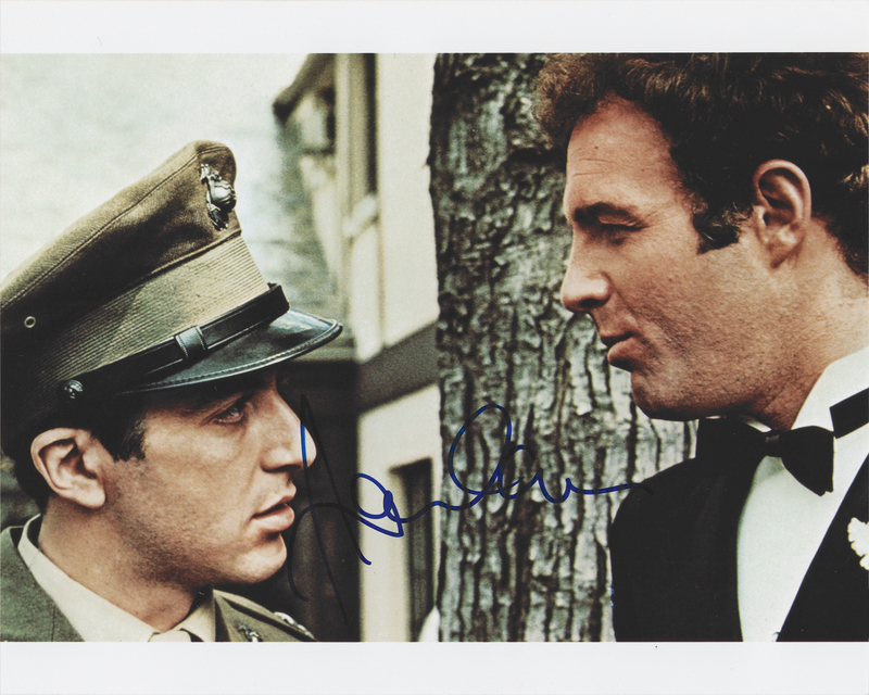 Lot 896 James Caan Signed Photograph