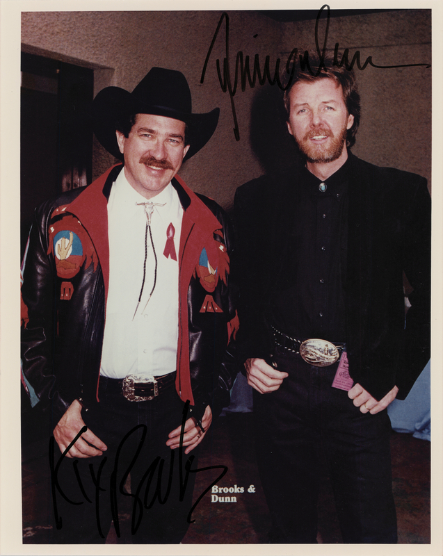 Lot 718 Brooks & Dunn Signed Photograph