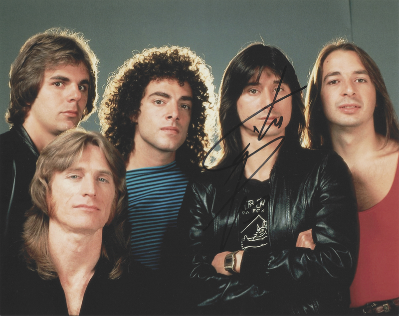 Lot 780 Journey: Steve Perry Signed Photograph