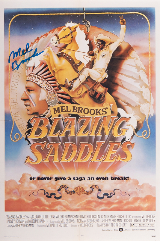 Lot 890 Mel Brooks Oversized Signed Photograph