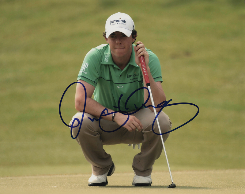 Lot 1026 Rory McIlroy Oversized Signed Photograph