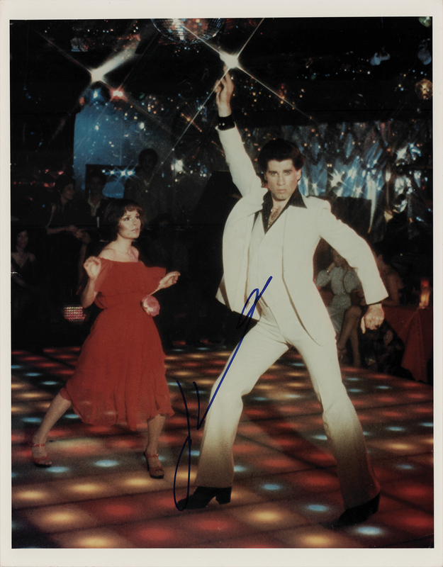 Lot 998 John Travolta Oversized Signed Photograph