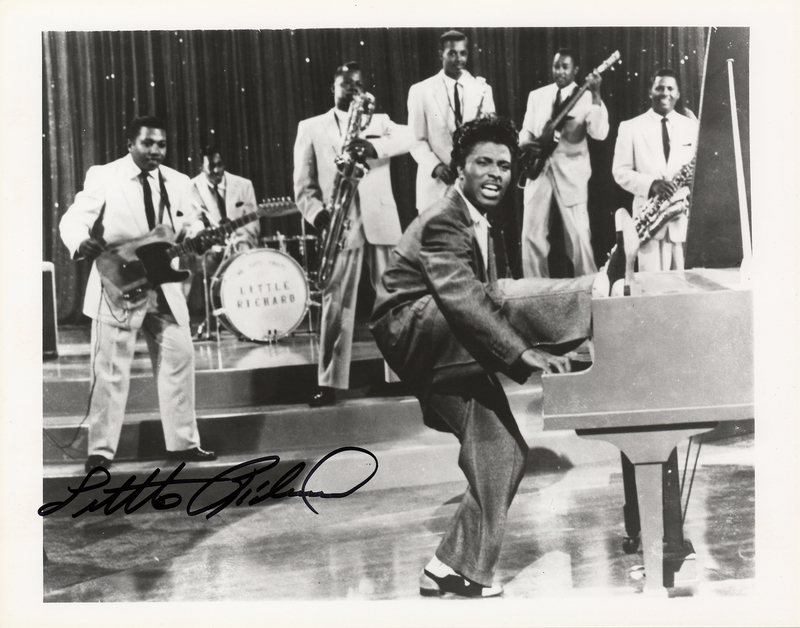 Lot 785 Little Richard Oversized Signed Photograph