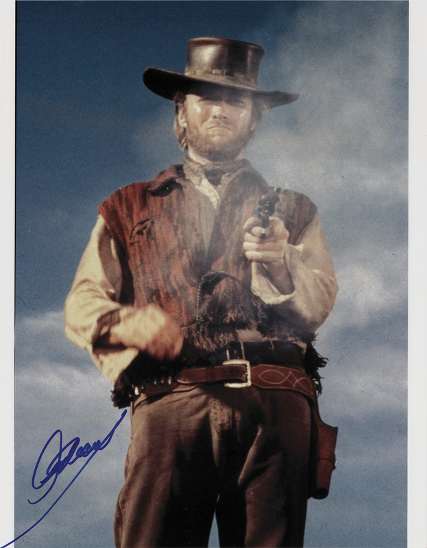 Lot 910 Clint Eastwood Oversized Signed Photograph