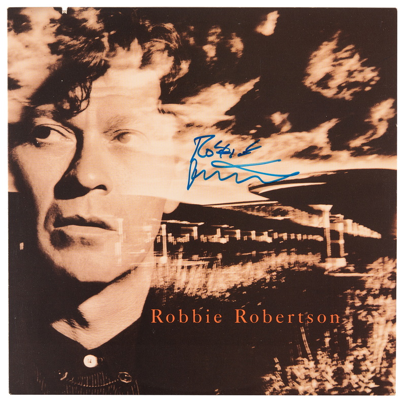 Lot 806 Robbie Robertson Signed Album - Robbie Robertson