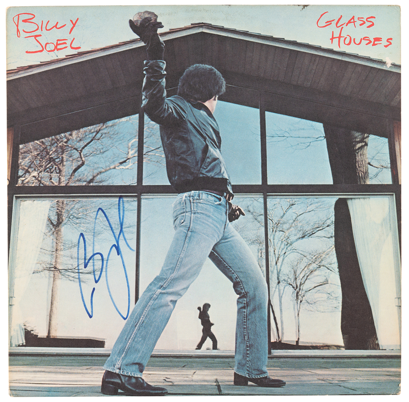 Lot 778 Billy Joel Signed Album - Glass Houses
